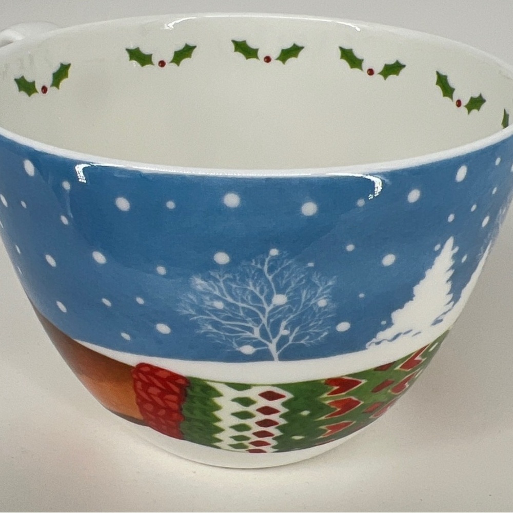 "Festive Dachshund Delight" Bone China Holiday Edition! Portobello by Design Mug - Picture 7 of 12